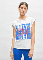 T-SHIRT LOLA CASDMNT LOGO LANTEJOULAS - Carla Valente