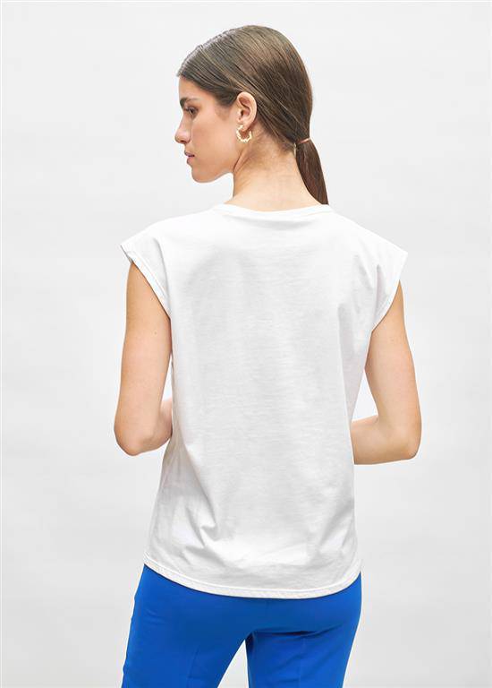 T-SHIRT LOLA CASDMNT LOGO LANTEJOULAS - Carla Valente