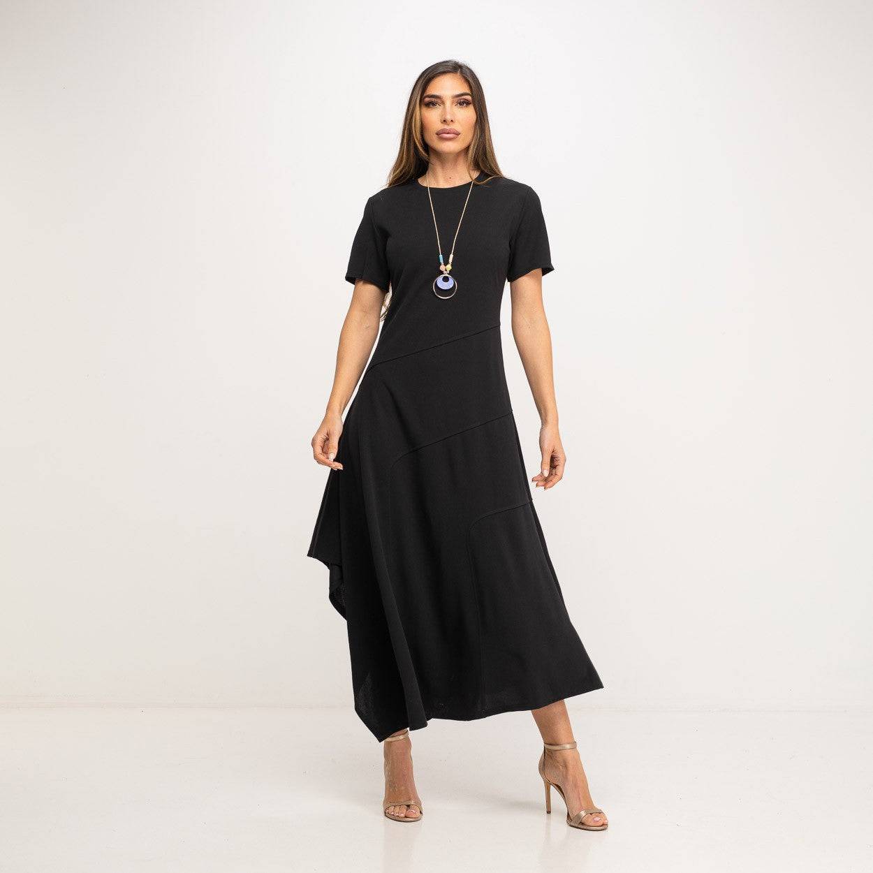 VESTIDO ALBNS COM COSTURAS SUSPENSAS - Carla Valente