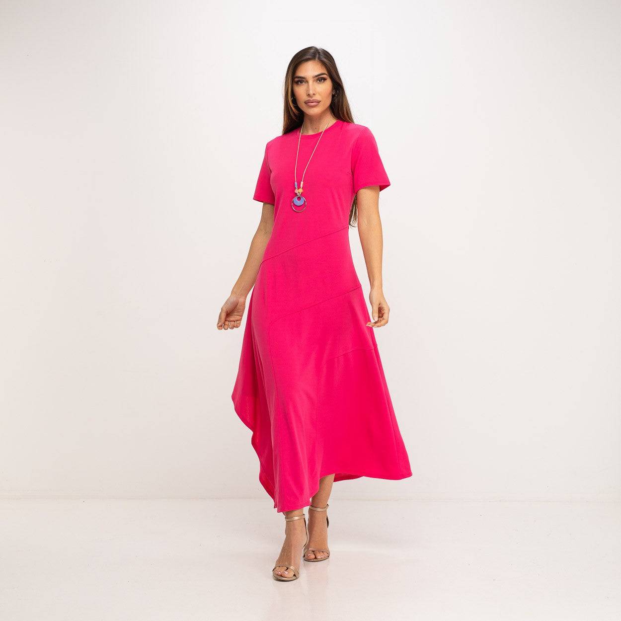 VESTIDO ALBNS COM COSTURAS SUSPENSAS - Carla Valente