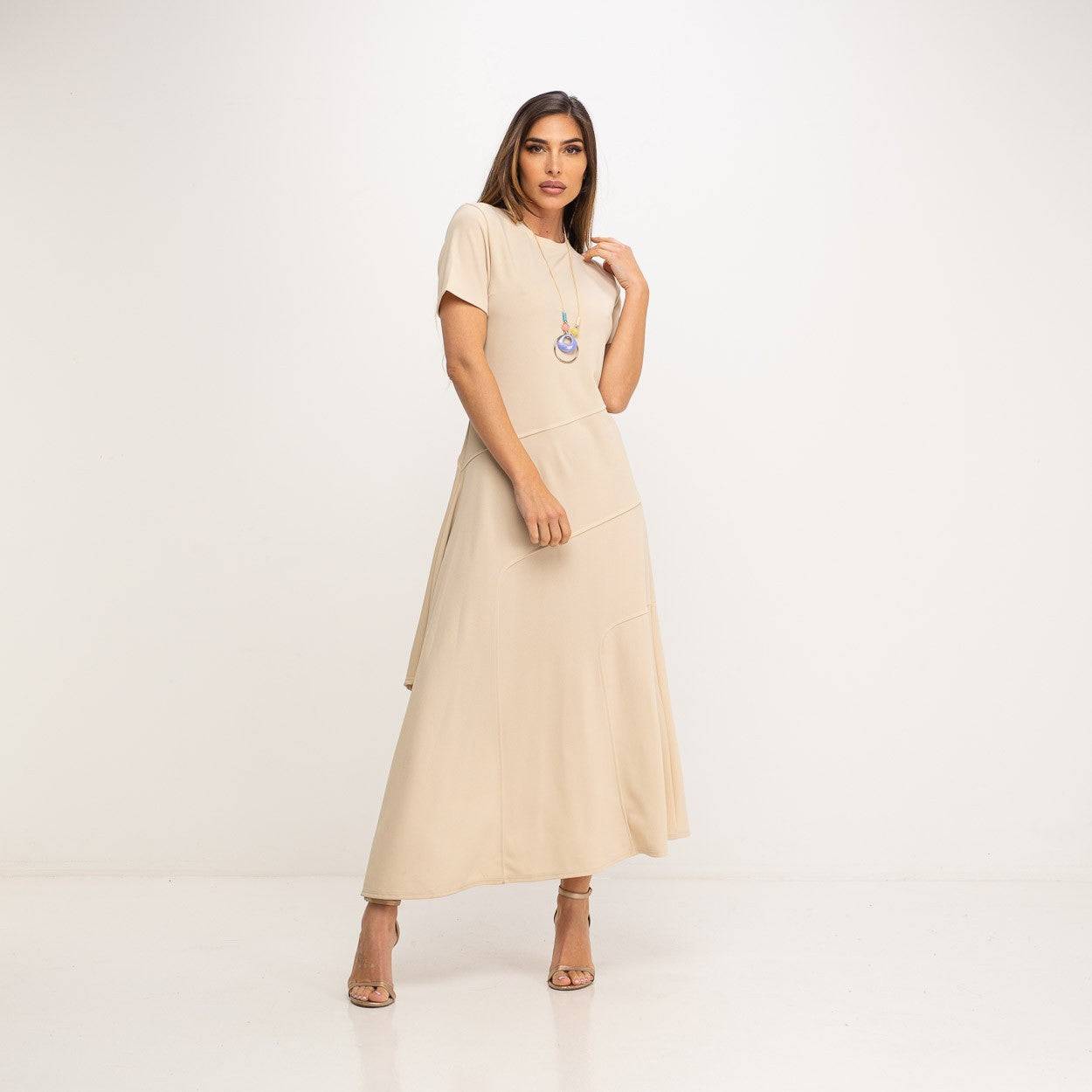 VESTIDO ALBNS COM COSTURAS SUSPENSAS - Carla Valente