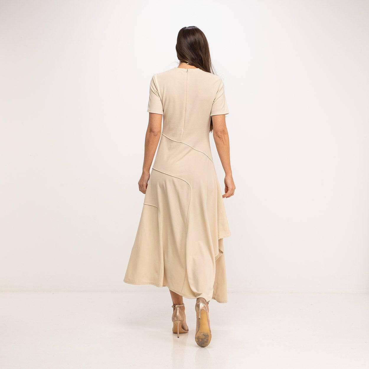 VESTIDO ALBNS COM COSTURAS SUSPENSAS - Carla Valente