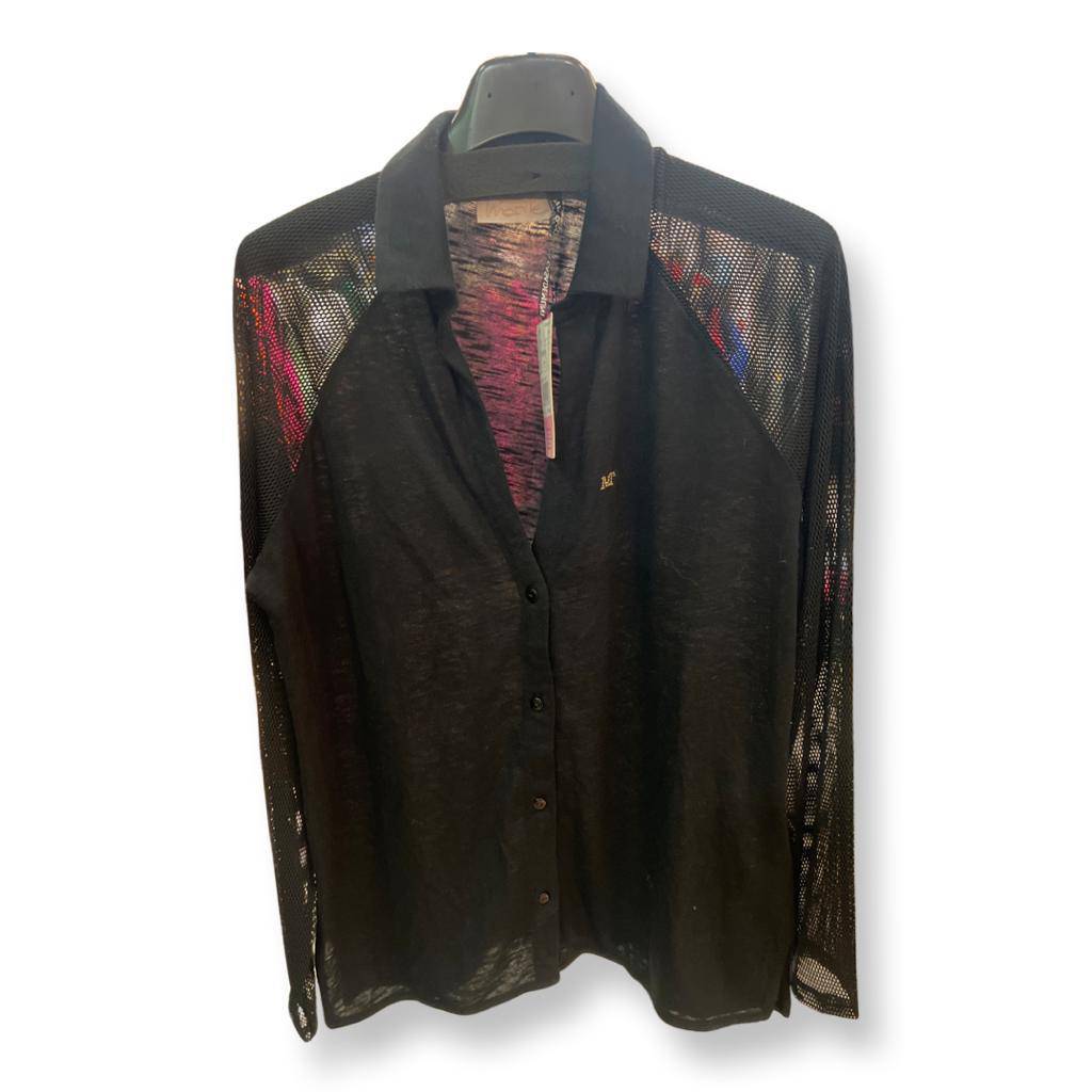 CAMISA MAITE GRID POINT - Carla Valente