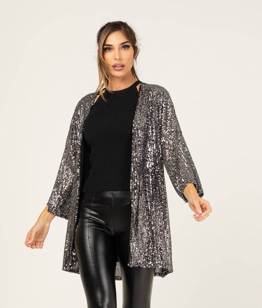 KIMONO ALBANOS PAILLETES - Carla Valente