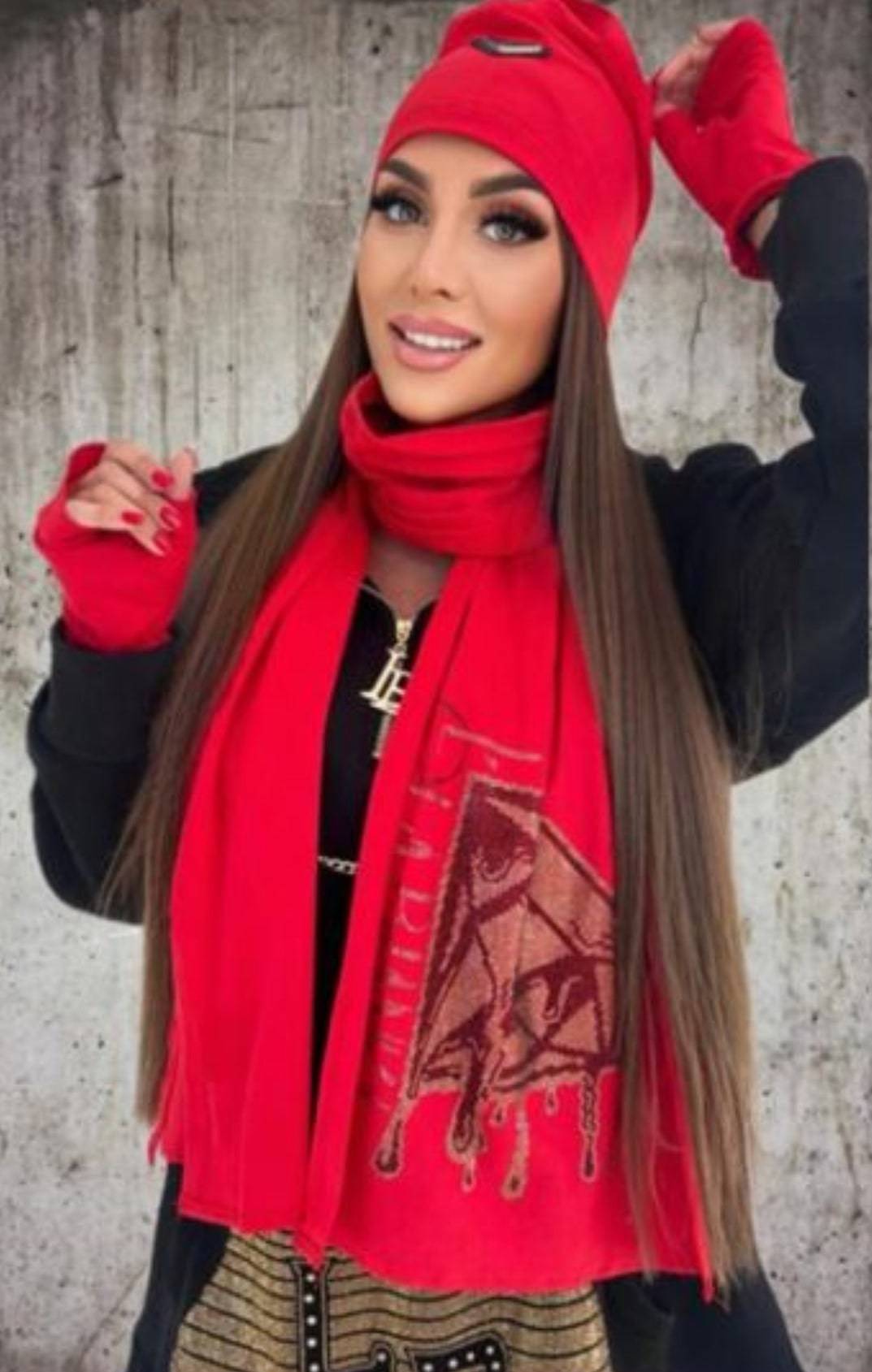 CONJUNTO LOLA BIANKA LUVAS/CACHECOL /GO - Carla Valente