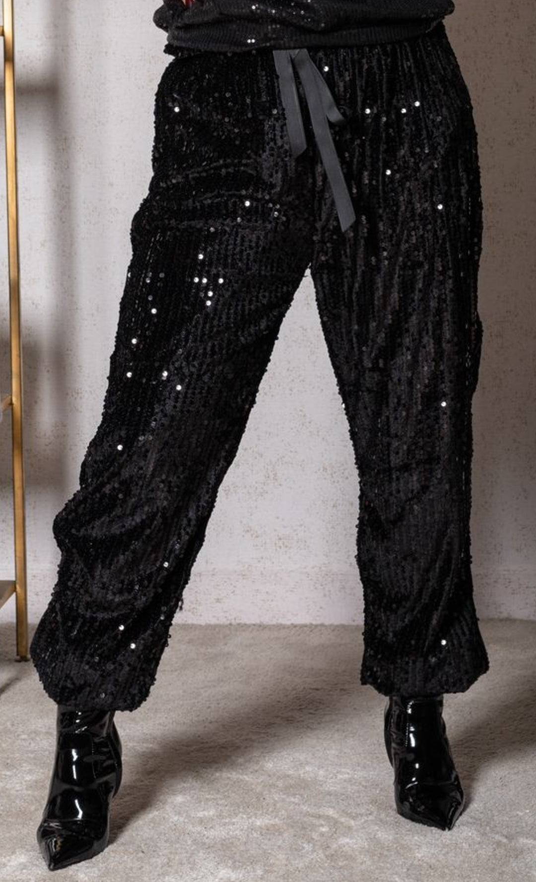 PANTALONA ALBANOS LANTEJOULAS - Carla Valente