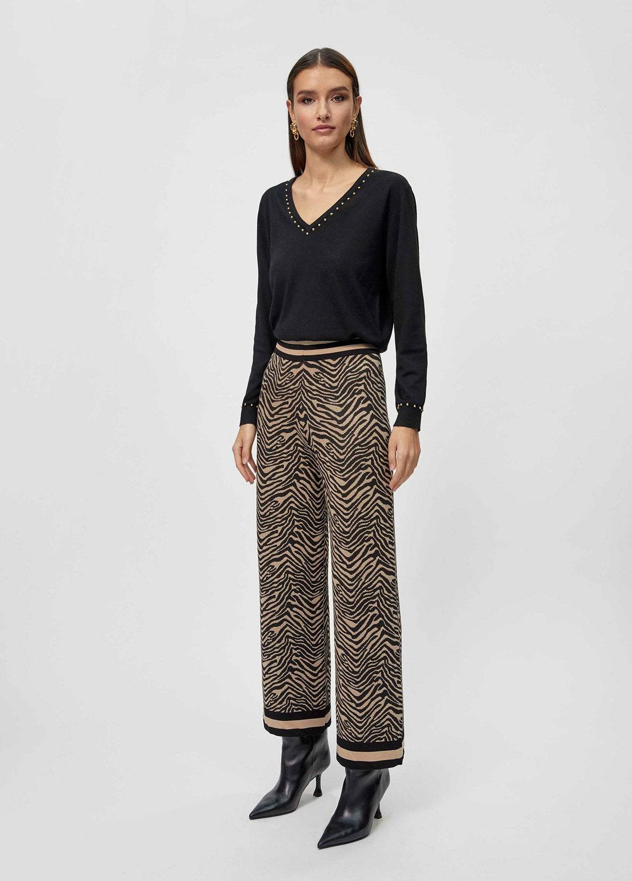CALÇA MAITE ANML PRINT C/PUNHO - Carla Valente