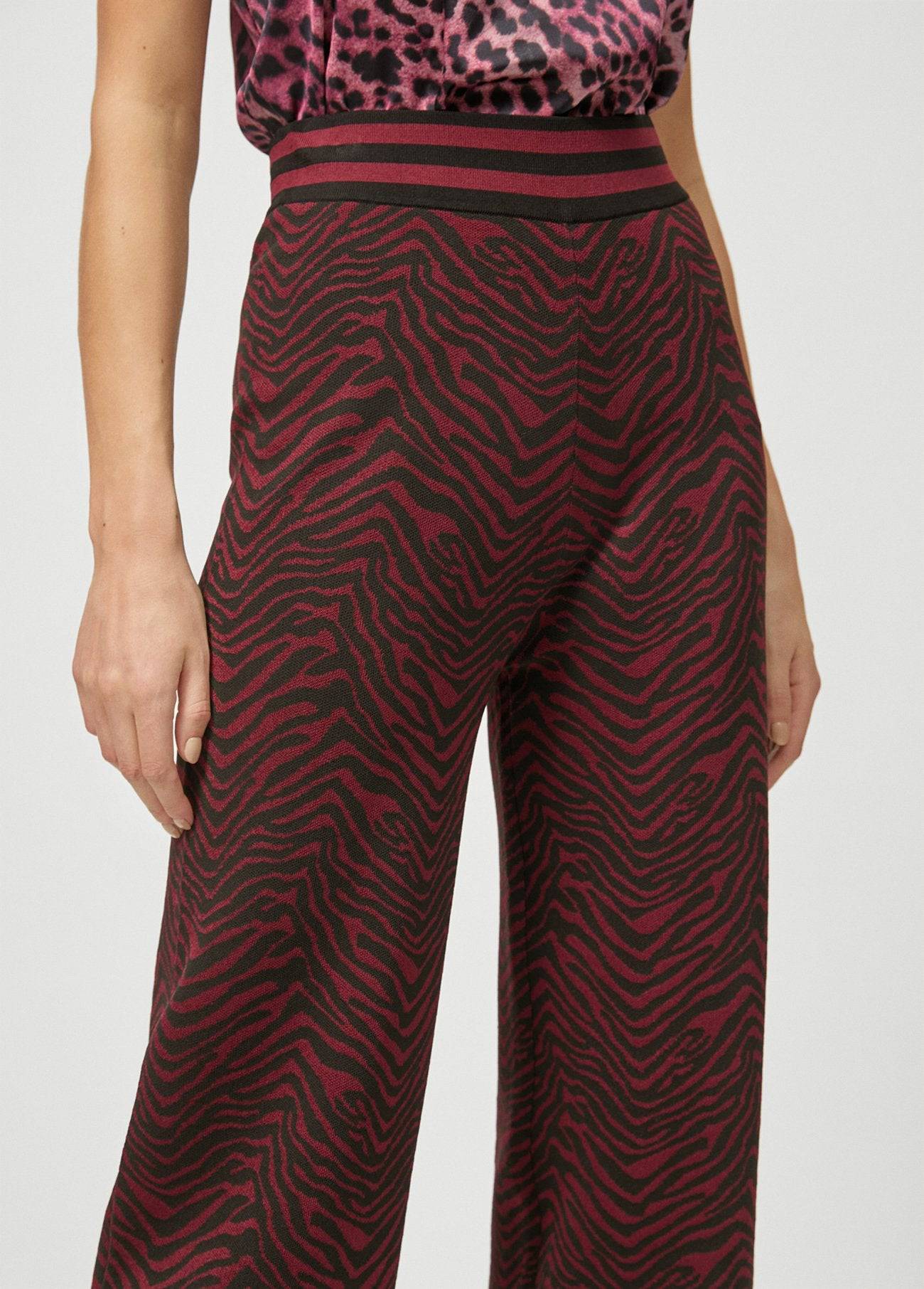 CALÇA MAITE ANML PRINT C/PUNHO - Carla Valente
