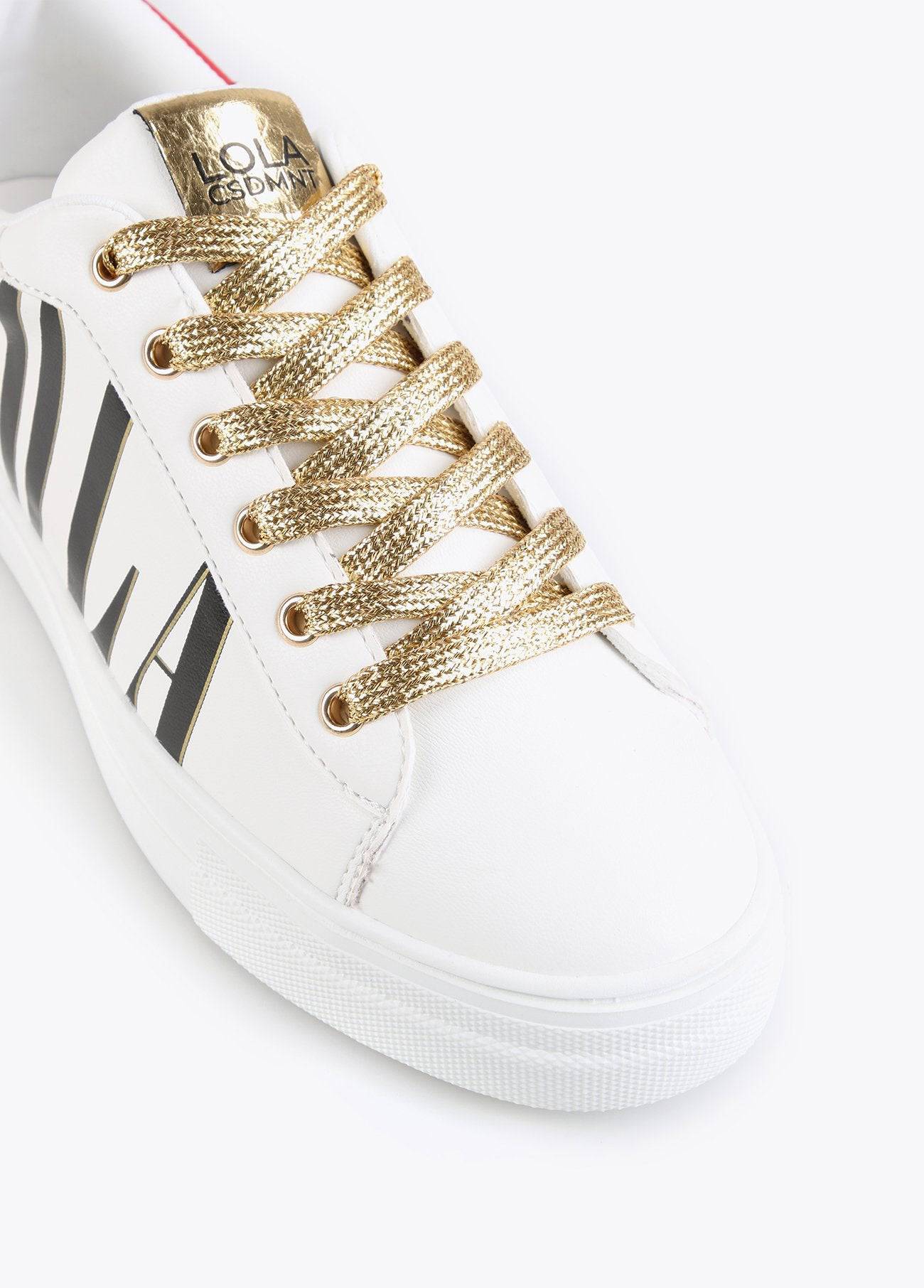 SNEAKER LOLA CASDMNT LOGO LATERAL C/DRD - Carla Valente