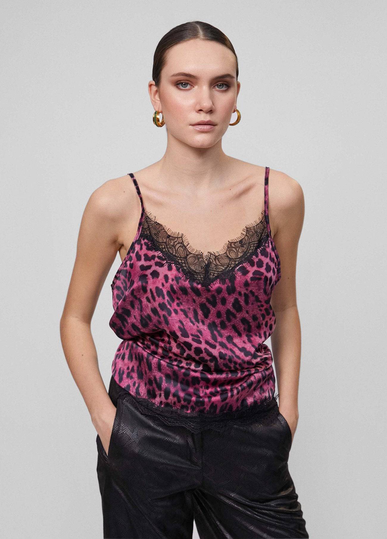 TOP MAITE ALÇAS ANIMAL PRINT - Carla Valente