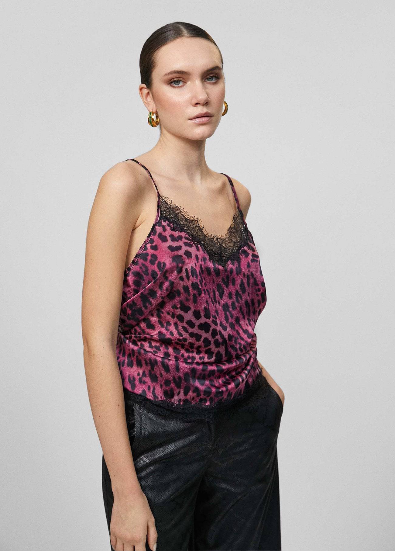 TOP MAITE ALÇAS ANIMAL PRINT - Carla Valente