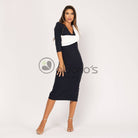 VESTIDO ALBANOS CURTO COM LAÇO NO PEITO - Carla Valente