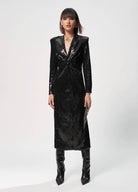 VESTIDO LOLA CASDMNT MIDI LANTEJOULAS - Carla Valente